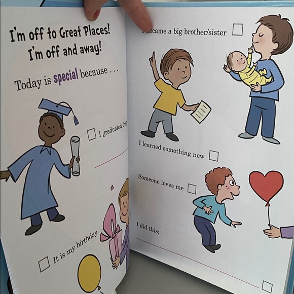 New🌈 Dr. Seus Activity Book Oh, the Places I'll Go! By Me Myself - Picture 4 of 8